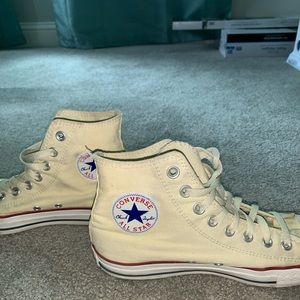 Natural Ivory Hightop Converse